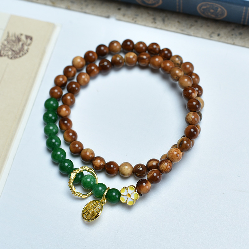 Natural Cook Demon Flower Prayer Beads