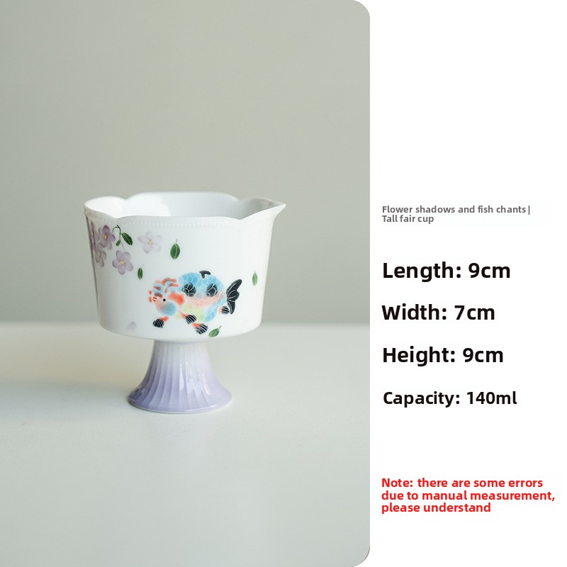 Hand-painted Colorful Goldfish Teapot Set