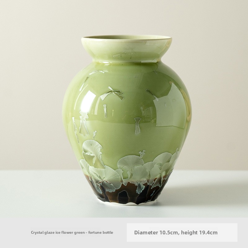 Mint Green Ceramic Vase Ornament