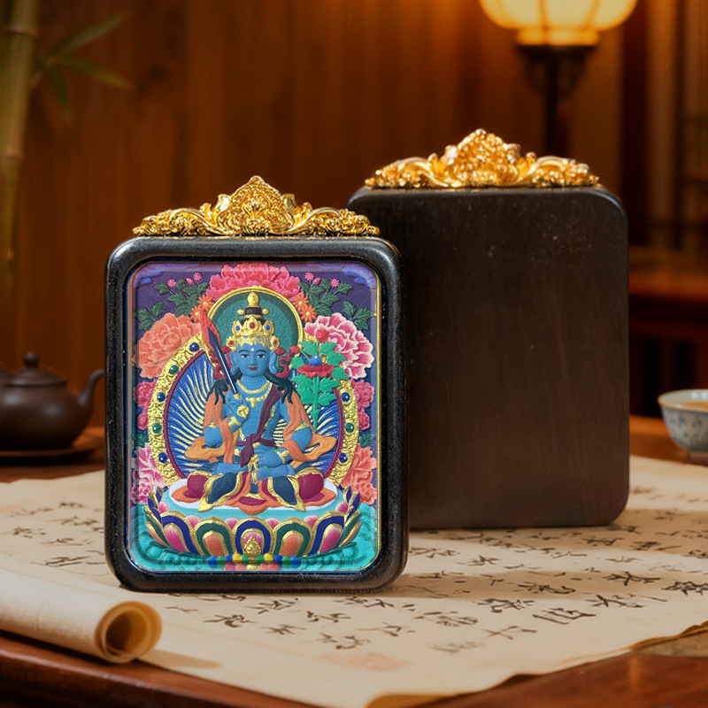 Collection of Painted Thangka Pendants