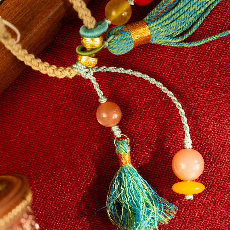 Hand-painted Thangka Bag Hanging Keychain