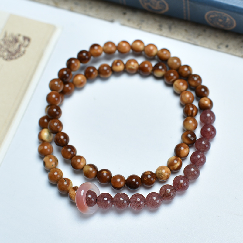 Natural Cook Demon Flower Prayer Beads