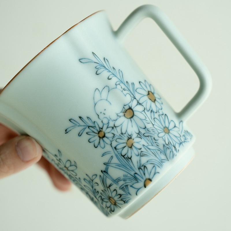 Ru Kiln Ceramic Tea Cup Coffee Cup