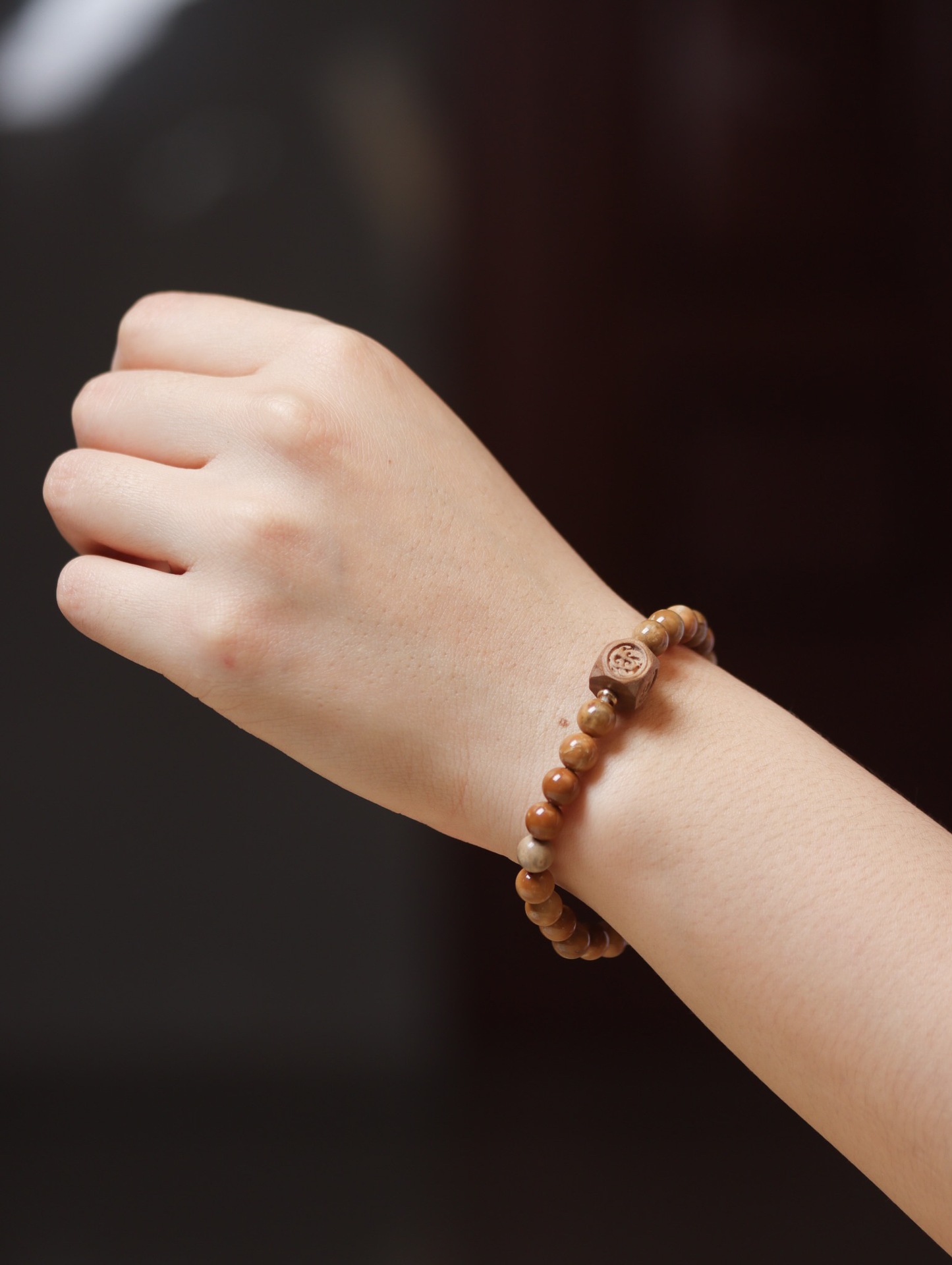 Natural Cook Demon Flower Prayer Beads