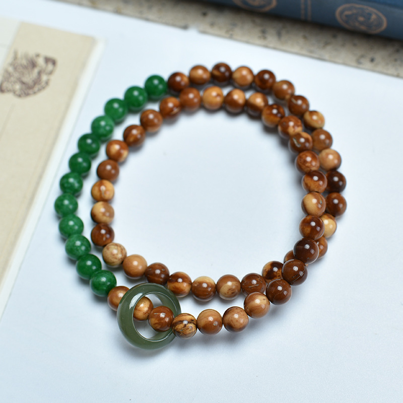 Natural Cook Demon Flower Prayer Beads