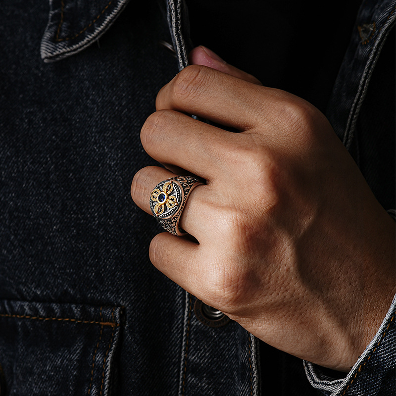 Tibetan Cross Vajra Ring