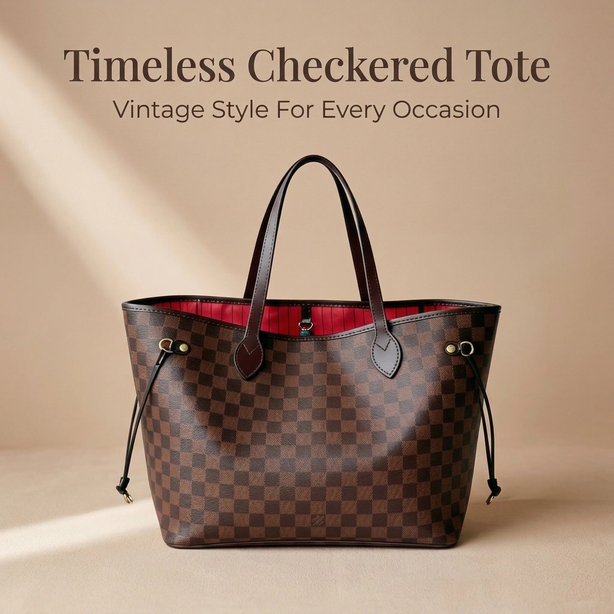 {"default":"checkered tote bag for work, travel, and everyday lifestyle aesthetic"}
