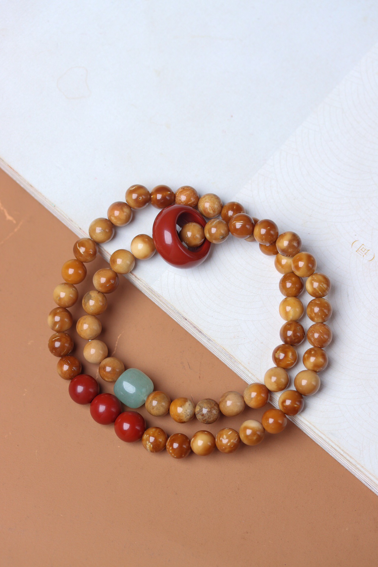 Natural Cook Demon Flower Prayer Beads