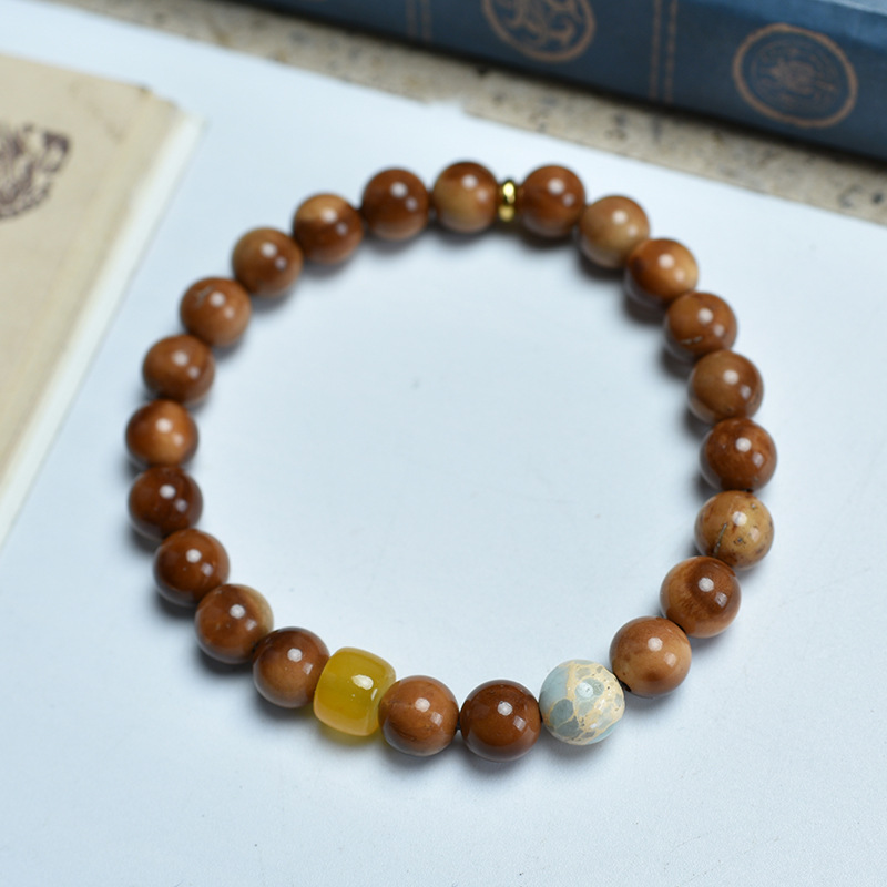 Natural Cook Demon Flower Prayer Beads