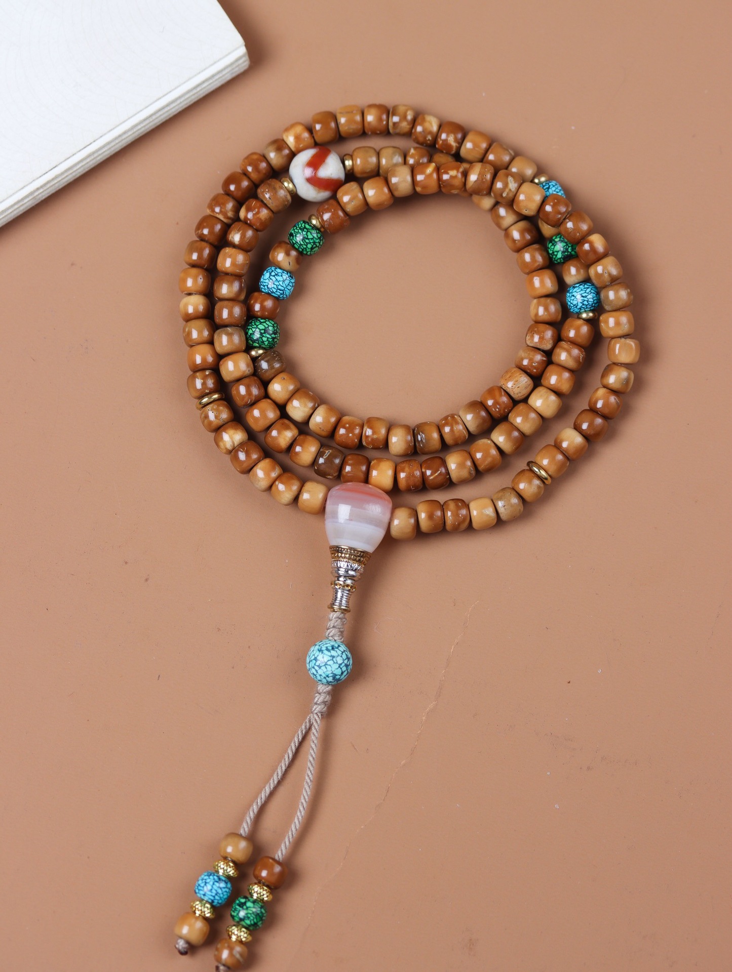 Natural Cook Demon Flower Prayer Beads