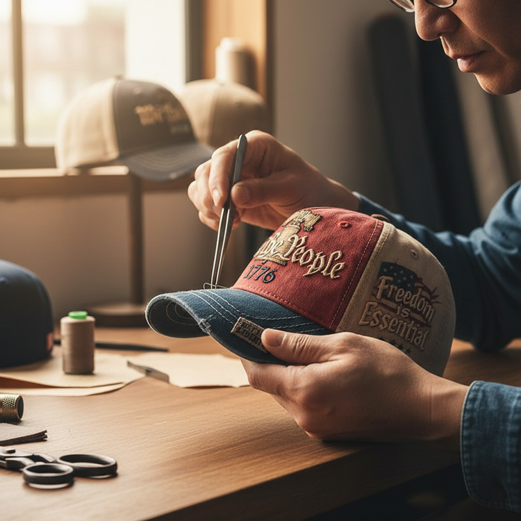 🏆Flash Sale 60% OFF -  🇺🇸 We the People 1776 Vintage Patriotic Cap