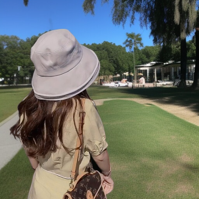  stylischer und das Gesicht schlanker machender Sonnenhut