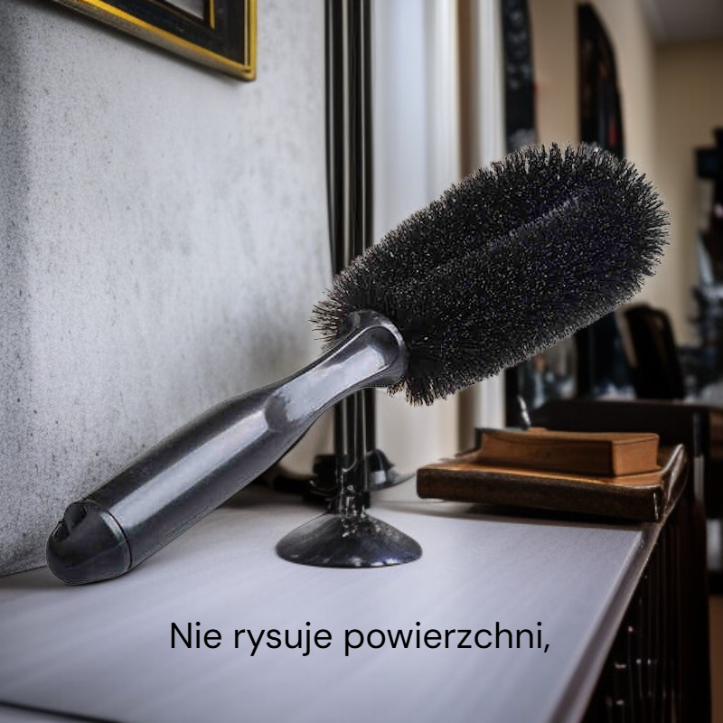 Miękka szczotka z drucianą obręczą