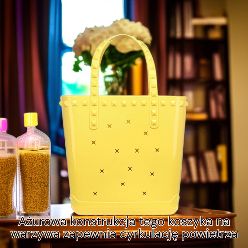 Koszyk na warzywa z ażurowym wzorem 