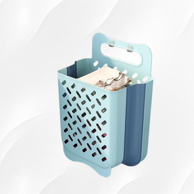 Wieszak na brudną bieliznę ścienny