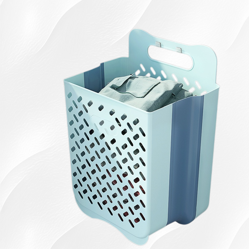 Wieszak na brudną bieliznę ścienny