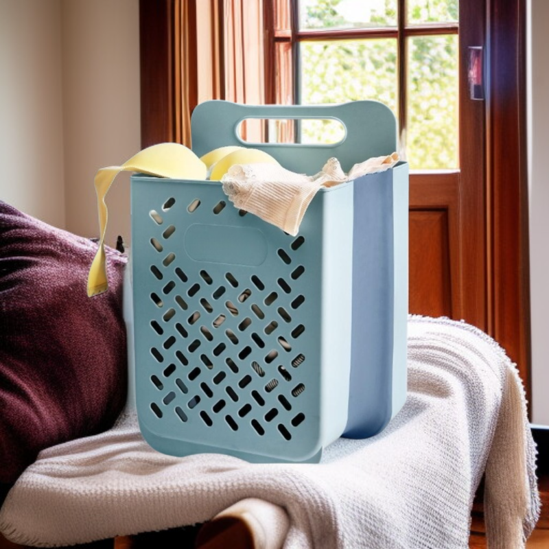 Wieszak na brudną bieliznę ścienny