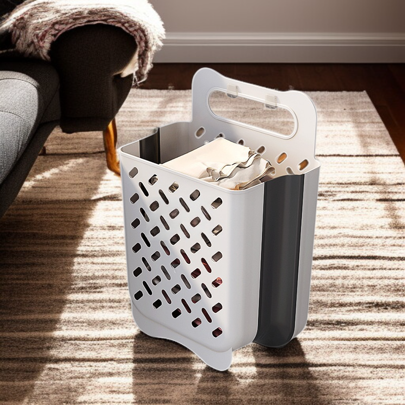 Wieszak na brudną bieliznę ścienny