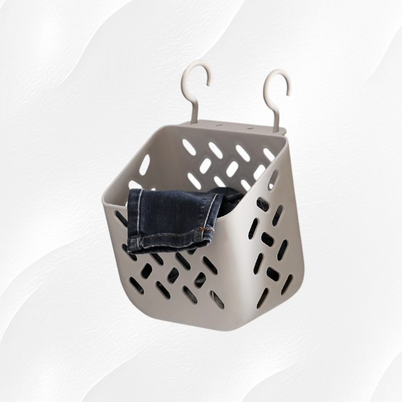 Wieszak na brudną bieliznę ścienny