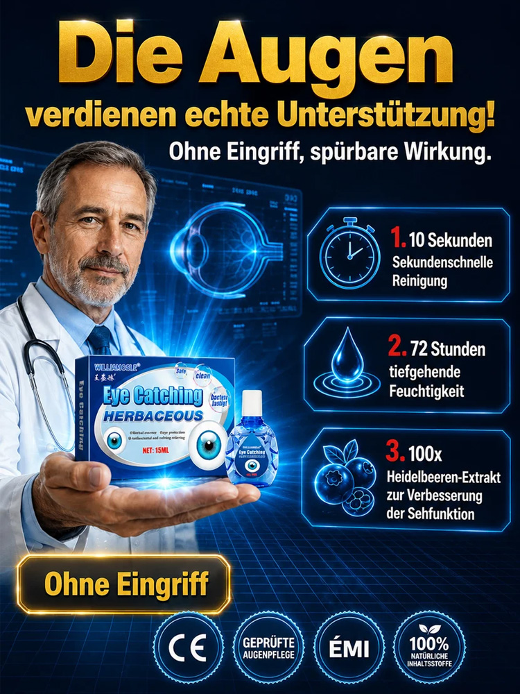 Augentropfen für klare Sicht