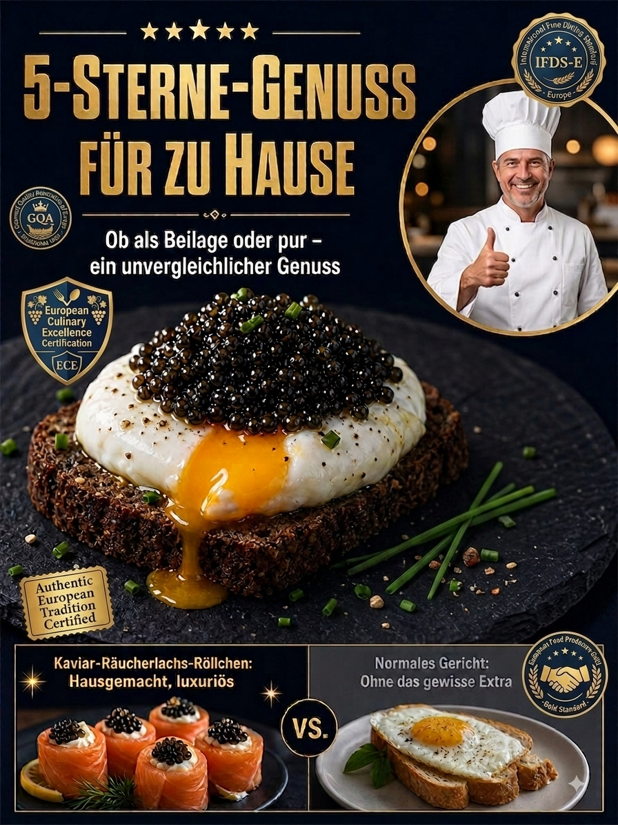 Premium Import Stör-Kaviar Geschenkbox