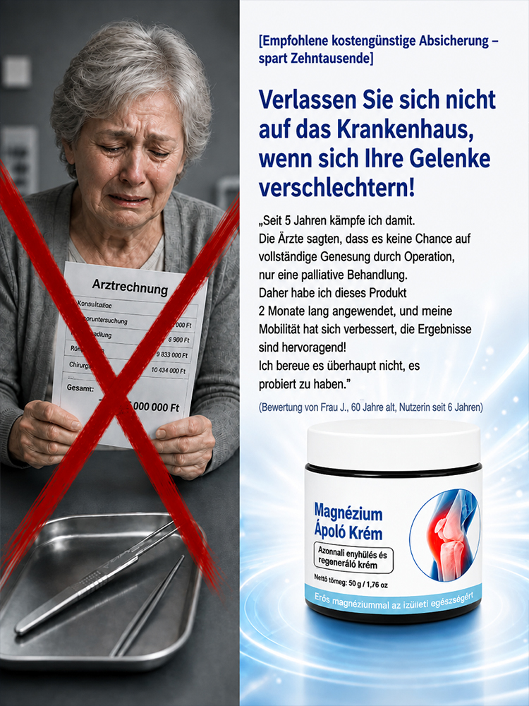 🔥 Gelenkschmerzen in 15 Minuten verschwunden?  Einfach auftragen und starke Schmerzen sowie Schwellungen verschwinden sofort!