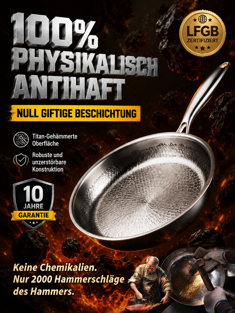 🍳✨ Kochen wie ein Profi – mit der neuen Titan-Bratpfanne Entdecken Sie eine robuste Bratpfanne mit modernem Design und hervorragender Wärmeleistung – für mehr Freude beim täglichen Kochen. 🔥