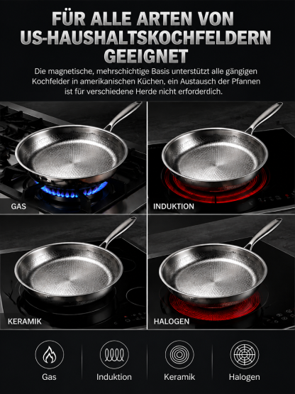 🍳✨ Kochen wie ein Profi – mit der neuen Titan-Bratpfanne Entdecken Sie eine robuste Bratpfanne mit modernem Design und hervorragender Wärmeleistung – für mehr Freude beim täglichen Kochen. 🔥