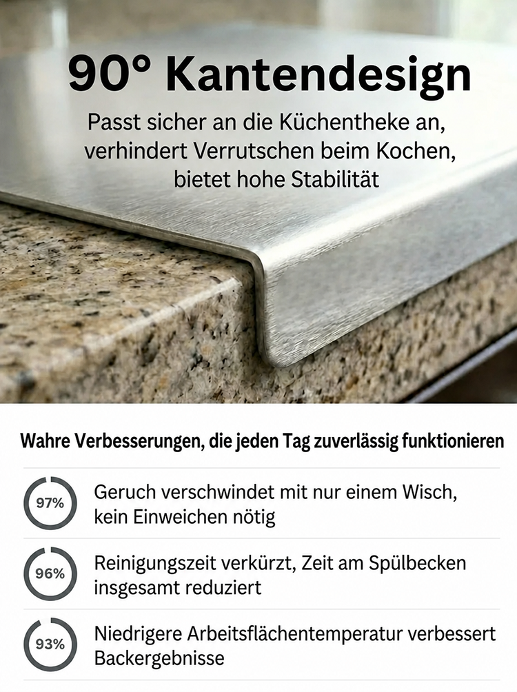 🍳【Das Schneidebrett-Problem, jetzt gelöst.】  „Holz schimmelt“ und „Plastik riecht unangenehm“ – all diese Sorgen sind nun Geschichte.