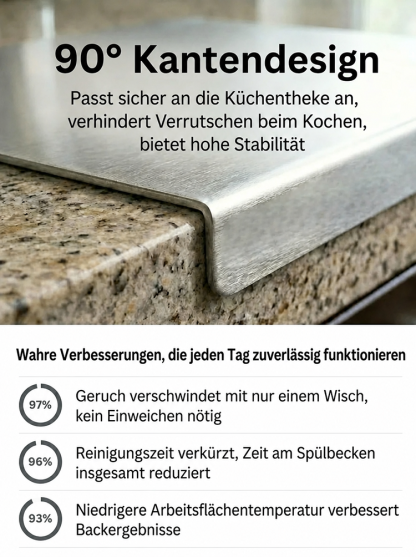 🍳【Das Schneidebrett-Problem, jetzt gelöst.】  „Holz schimmelt“ und „Plastik riecht unangenehm“ – all diese Sorgen sind nun Geschichte.
