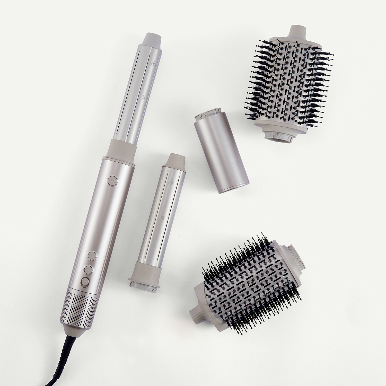 SaharaCurl RQ30 Automatisk 5-i-1 Varmluftsborste med Locktång | 110,000 RPM för Snabb Torkning | Frizzy Fria Lockar & Volym