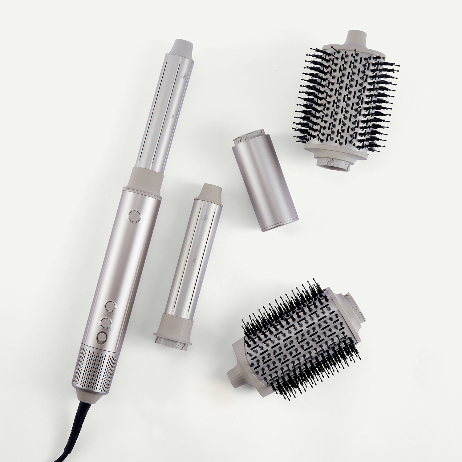 SaharaCurl RQ30 Automatisk 5-i-1 Varmluftsborste med Locktång | 110,000 RPM för Snabb Torkning | Frizzy Fria Lockar & Volym