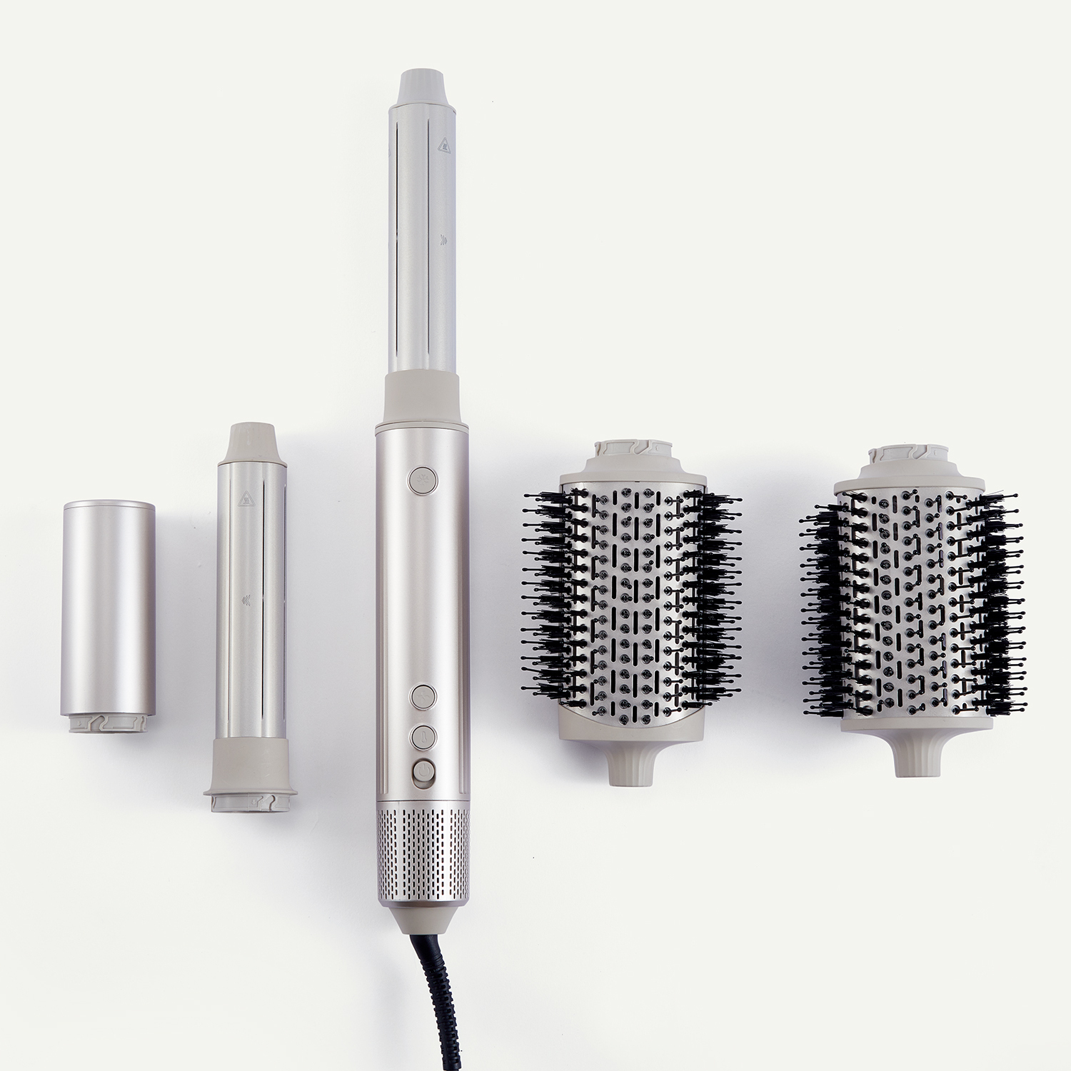 SaharaCurl RQ30 Automatisk 5-i-1 Varmluftsborste med Locktång | 110,000 RPM för Snabb Torkning | Frizzy Fria Lockar & Volym