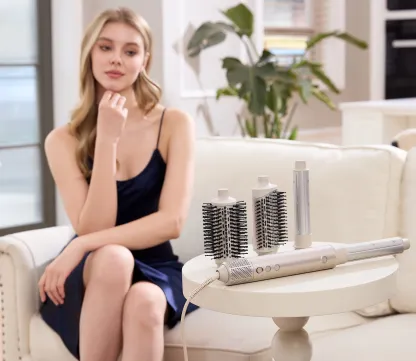 SaharaCurl RQ30 | Automatic 5-in-1 Hot Air Styler with Curling Iron | 110,000 RPM Fast Drying | Frizz-Free Curls & Volume