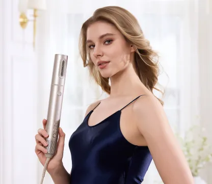 SaharaCurl RQ30 | Automatic 5-in-1 Hot Air Styler with Curling Iron | 110,000 RPM Fast Drying | Frizz-Free Curls & Volume