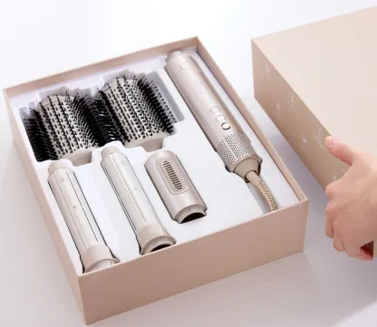 SaharaCurl RQ30 | Automatic 5-in-1 Hot Air Styler with Curling Iron | 110,000 RPM Fast Drying | Frizz-Free Curls & Volume