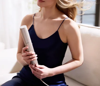 SaharaCurl RQ30 | Automatic 5-in-1 Hot Air Styler with Curling Iron | 110,000 RPM Fast Drying | Frizz-Free Curls & Volume