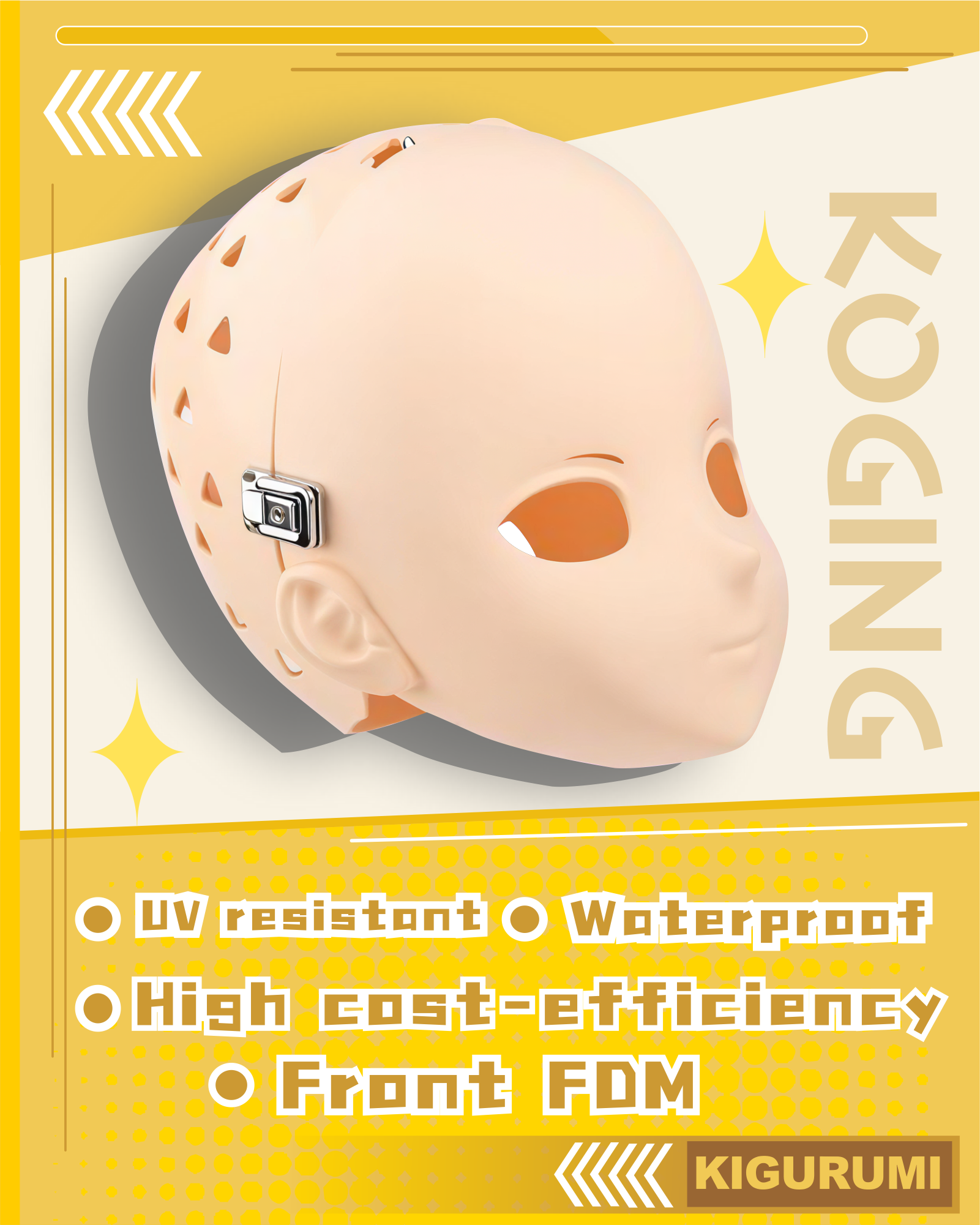 Breathable and clear design