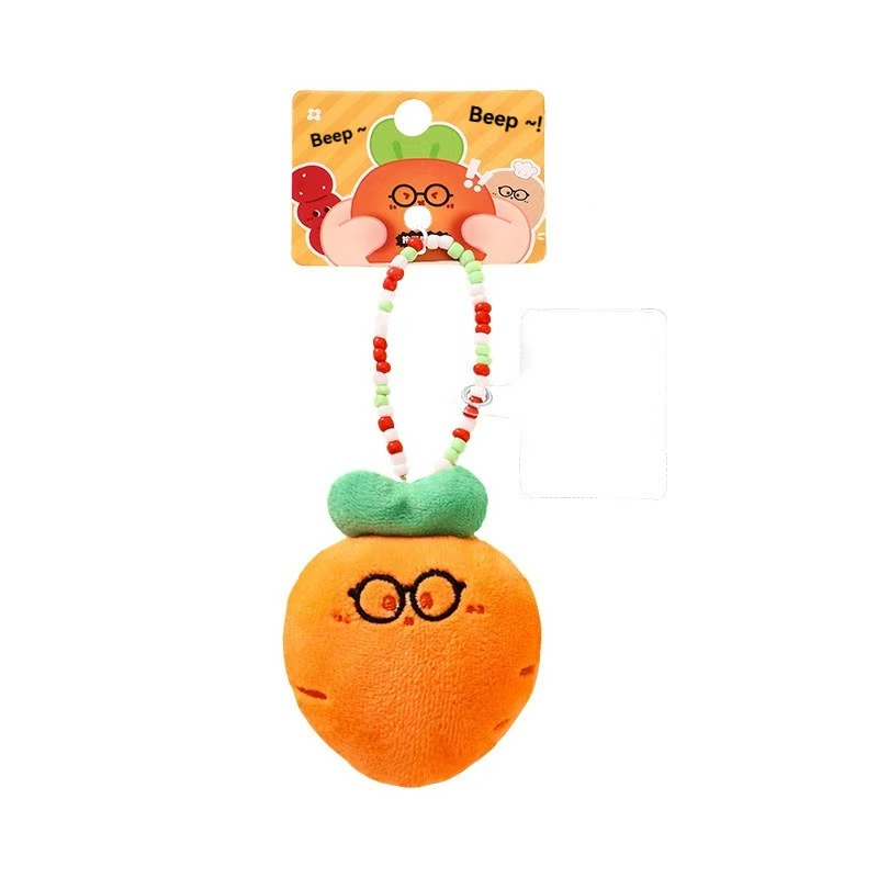 Genuine Gourmet Press Squeaky Little Doll Pendant Cute Plush Doll Couple Keychain Small Gift 