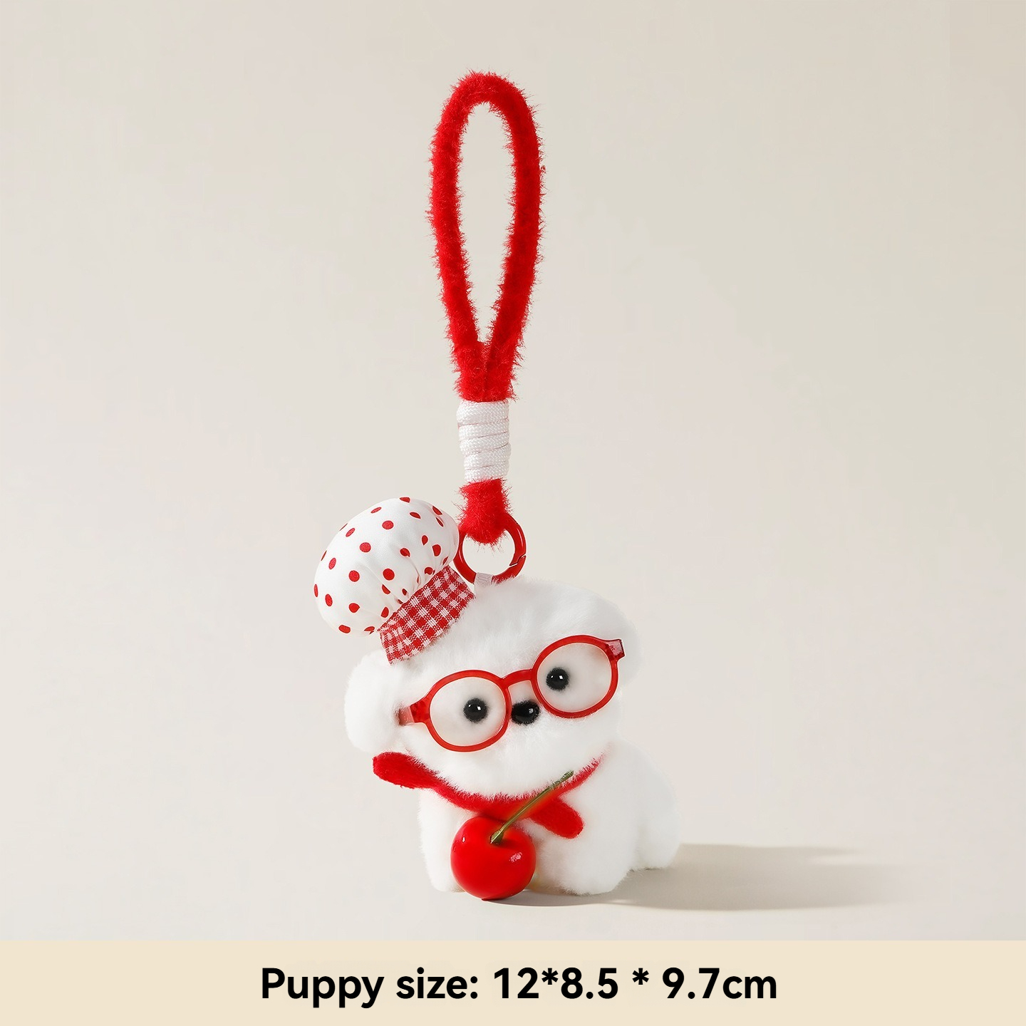 Chef Puppy Doll Bag Pendant Original Plush Doll Cute School Bag Pendant Keychain Christmas Gift