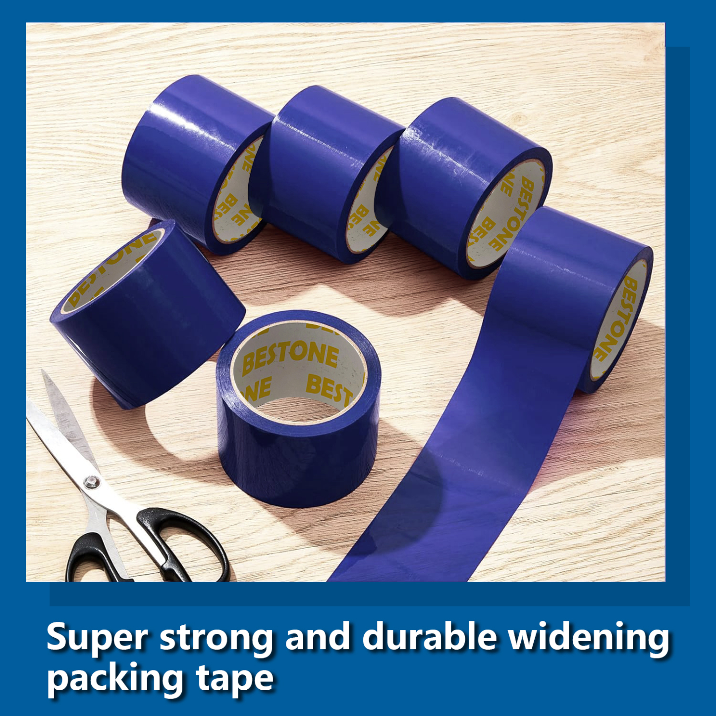 BESTONE®Tape 3inx110Yx2Mil Dark Blue-usbestone