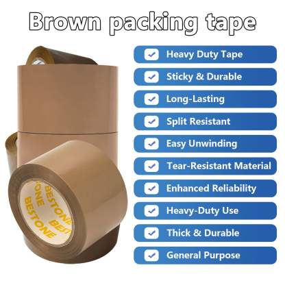 BESTONE®Tape 2"x110Yardx2Mil Brown-usbestone