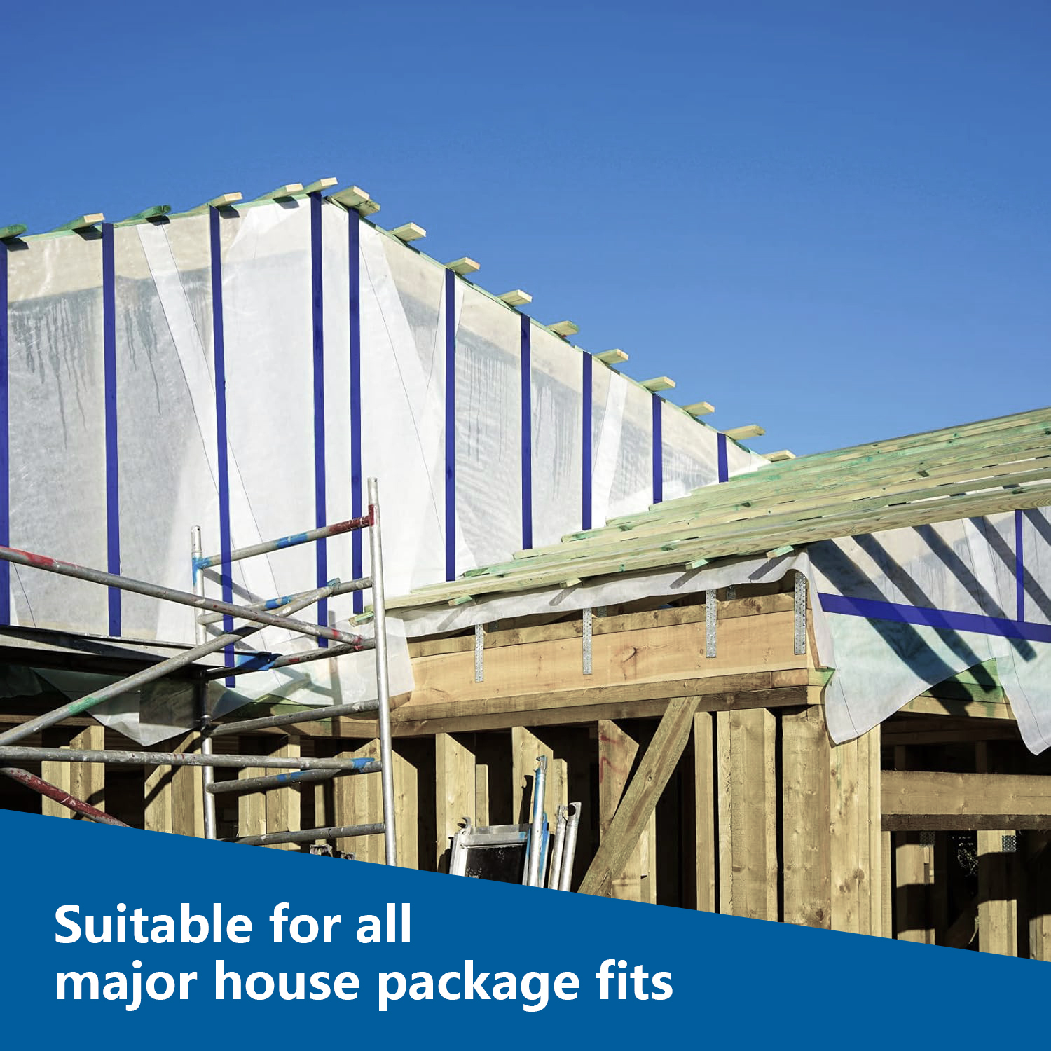 BESTONE®Tape 3inx110Yx2Mil Dark Blue-usbestone