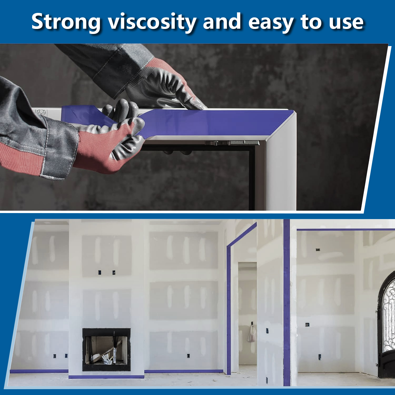 BESTONE®Tape 3inx110Yx2Mil Dark Blue-usbestone