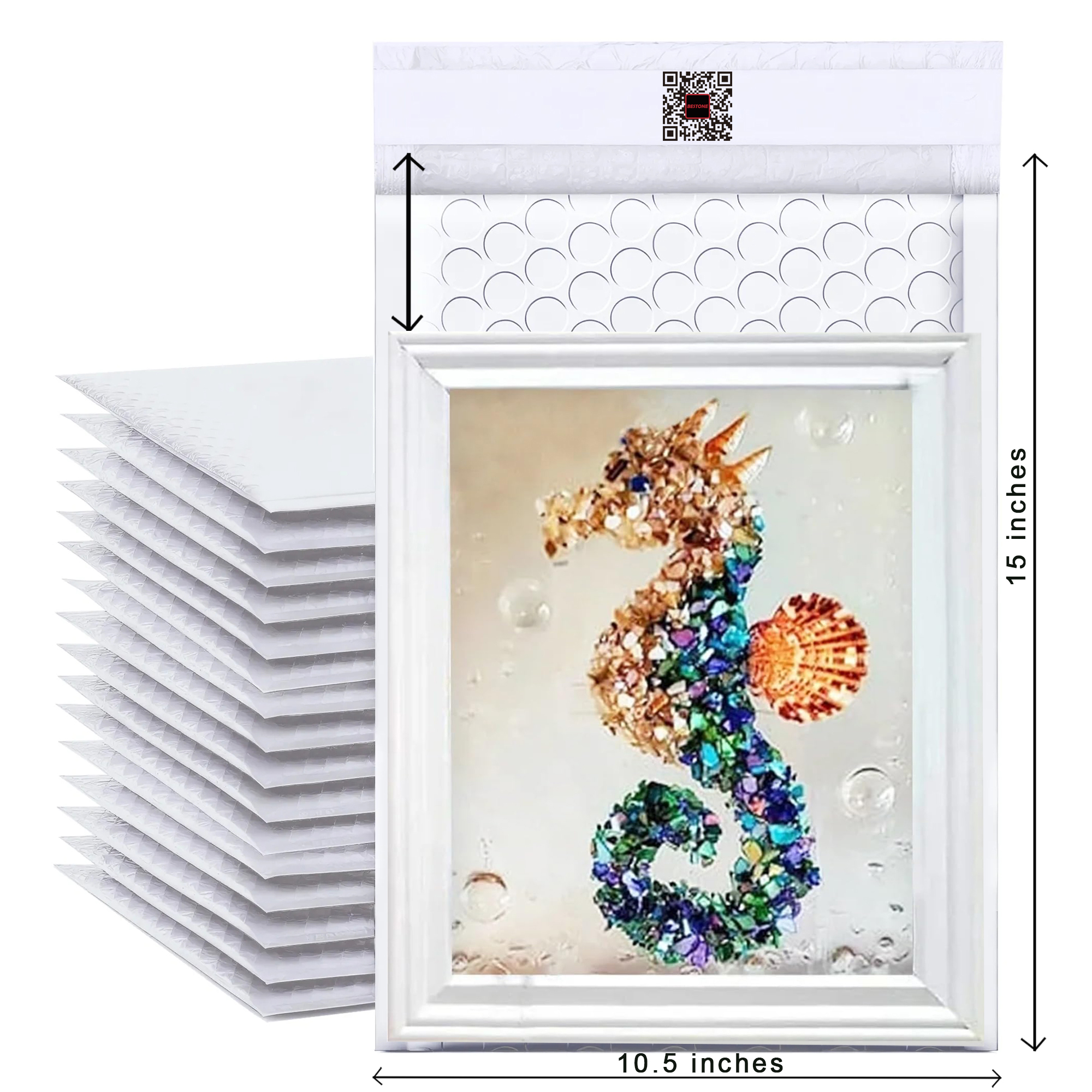 10.5" x 15" Bubble Mailers - 100 PCS Bulk Pack-BESTONE®