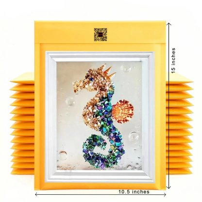 10.5" x 15" 100 Pack Kraft Bubble Mailers - Tear-Resistant Self-Sealing Shipping Bags-BESTONE®