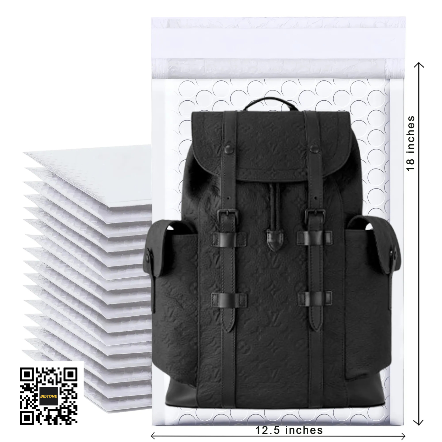 12.5" x 18" Bubble Mailers - 50 PCS Bulk Pack-BESTONE®