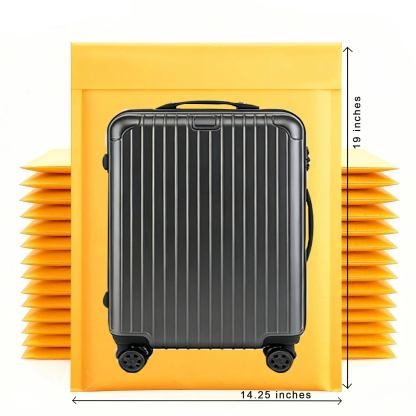 14.25" x 19" 50 Pack Kraft Bubble Mailers - Tear-Resistant Self-Sealing Shipping Bags