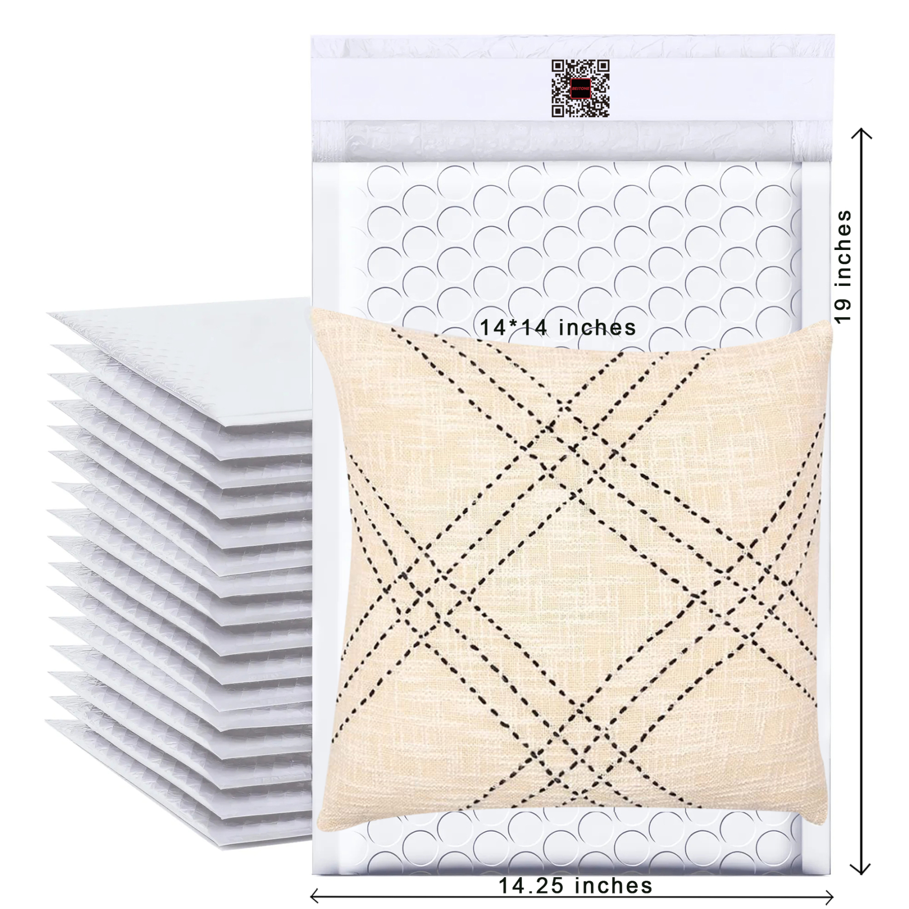 14.25" x 19" Bubble Mailers - 50 PCS Bulk Pack-BESTONE®