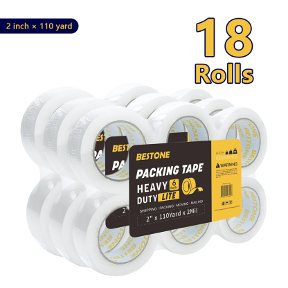 BESTONE®Tape 2"x110Yardx2Mil Clear-usbestone